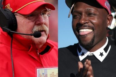 Antonio Brown Posts Raun.chy Photo Of Andy Reid & The Refs That Has The Entire Internet In An Uproar