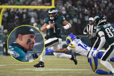 VIDEO: NFL Fans Think Jalen Hurts Was High On Something During STRANGE POSTGAME Interview Following Playoff Win Over Rams