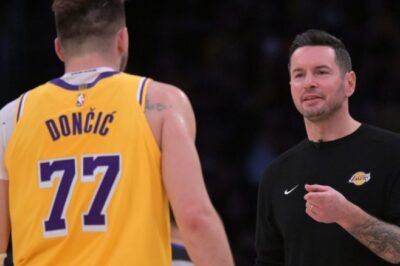 The Internet Is Losing It Over JJ Redick’s Reaction to Luka Doncic During His Lakers Debut – He Finally Clears the Air