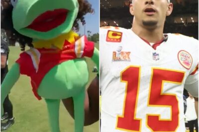 Fan Base Should Be Ashamed Of Themselves  – Eagles Fans Are Being Accused Of “Racism” Over Their Actions Towards Patrick Mahomes Kermit Doll At Super Bowl Parade. (PIC)