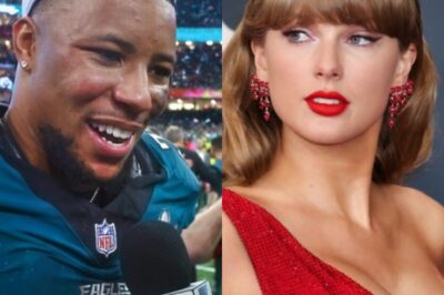 Eagles Star Saquon Barkley Shares His Thoughts On Taylor Swift Getting Booed At The Super Bowl