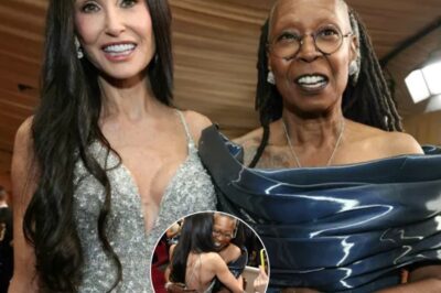 HOLLYWOOD’S SWEETEST MOMENT? DEMI MOORE’S COMMENT LEFT WHOOPI GOLDBERG STUNNED! In a rare display of sisterhood and admiration, Demi Moore’s unexpected words to Whoopi Goldberg had everyone buzzing. The moment was so touching that even fans couldn’t hold back their emotions. But what exactly happened?