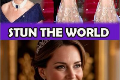 Princess Catherine stuns in breathtaking floral gown and Diana’s treasured necklace — fans say she’s never looked more regal