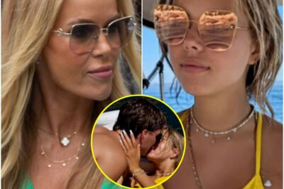 SCANDAL ERUPTS: Amanda Holden’s Daughter Lexi, 19, caught STRIPPING D0WN to tiny bikini to make bold display of affection for hunky man — Public Shocked by Bold Display: “What Will Daddy Say?!”.K