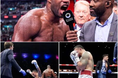 “IT’S NOT FAIR TO ME!” —  Daniel Dubois exposes the truth, claiming Oleksandr Usyk was overly favored by the referee. He alleges the referee overlooked multiple fouls by Usyk, leading to Dubois’ knockout. Dubois demands a rematch the following week and urges the WBA to provide an immediate response.K