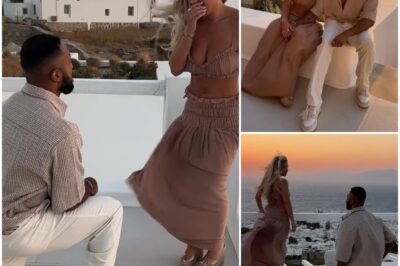 Strictly stars REVEAL they’re ENGAGED three years after meeting on the show as they share a GLIMPSE of idyllic sunset proposal