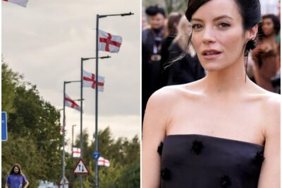 Lily Allen sparks OUTRAGE after claiming St George’s flag ‘only acceptable during World Cups’ in ‘ANTI-ENGLISH’ rant